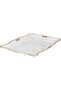 Al Saif Gallery Plastic Serving Tray, 42 cm - White Marble - 3