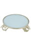 Al Saif Gallery steel sweet serving dish, 37 x 15 x 4 cm, circular, gold-white base - 2
