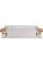Sword Gallery Serving Tray, 3.5 x 26 x 50.5 cm, Rectangular - Silver