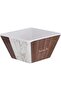 Al Saif Gallery Plastic Bowl, 13X13X8 Cm - Beige - 3