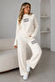 Women's Sporty and Stylish Comfortable Two-Piece Knit Set - 3