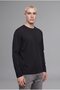 Boxy Fit Crew Neck Cotton Long Sleeve Basic T-Shirt I3710Ax26Au - 2