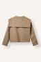 Relax Fit Wide Collar Cotton Trench Coat I3579Ax26Au - 6