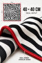 Microfiber 3-Piece Zebra Pattern Kitchen Cloth 40x40cm - 3