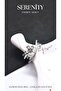Green Leaf Flower Zircon Stone Steel Plated Ring - 3