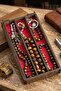 Tiger Eye Set in Wooden Box Prayer Beads - Bracelet - Keychain - 2