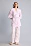 Ultra Soft Regular Fit Wrap Collar Softshell Dressing Gown H1279Ax26Sm - 3