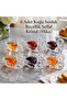6 Crystal Sauce/Jam Dishes, Swan Shaped Small Serving Dishes (Not Glass)