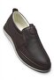 2354 Full Orthopedic Sole 100% Genuine Leather Men's Shoes Laceless Summer Men's Perforated Shoes - 7