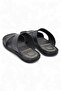 039 Daily Orthopedic Sole Genuine Leather Men's Slippers Puff Soft Inner Sole - 6