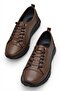 605 Full Orthopedic Poly Light Sole Daily Genuine Leather Women's Shoes Elastic - 3