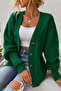 Women's V-Neck Knitwear Cardigan - 2