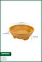 Paca Round Bowl 25 cm - 3