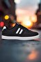 038 Comfortable Sole Daily Unisex Black Men's Sports Shoes - 2