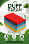 New Generation Microfiber Professional Non-Marking Cleaning Cloth 5 Pieces 30*30 cm
