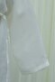 Modal Tunic with Side Cross Ties and Buckle -Ecru - 7