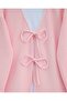 Double Lace Front Honeycomb Pattern Kimono -Pink - 5