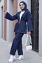 Denim Kimono Set with Belted Trousers -K.Laci - 3
