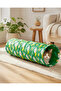 Green Colored Cat Play Tunnel 125 cm Foldable and Durable Long Cat Tunnel - 3
