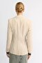 Beige Half-Lined Summer Linen Jacket - 7