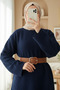 Thick Belted Boucle Sweater -Laci
