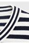 Striped short-sleeved sweater - 8