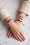5 Natural Stone Bracelets - Adjustable