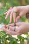 Five Natural Stone Rings - 7
