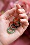 Five Natural Stone Rings - 6