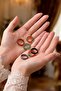 Five Natural Stone Rings - 3