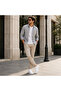 Kb-X12 White Leather Men's Shoes - 4 cm Thick Sole Orthopedic Lace-Up Casual Sports Shoes - 7