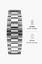 Caspian Men's Wristwatch with Calendar 40mm Stylish Classic 3 Atm Water Resistant - 7