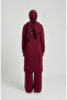 Two-Thread Hooded Two-Piece Suit 3084-01 Cherry - 4