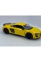 2020 أودي R8 كوبيه - سحب قطرة 5 بوصة. سيارة نموذجية مرخصة، لعبة سيارة 1:36 أصفر - 3