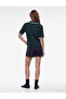 Striped Contrast Short Sleeve Buttoned Polo Collar Knit Sweater - 4
