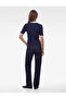 Regular Fit Short Sleeve Layered Henley Collar Buttoned Knitwear Sweater - 4