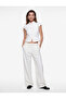 Slim Fit Cap Sleeve Decorated Buttoned Stand Mandarin Collar Shirt with Napoleon Closure Detail
