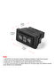 1pc 12V 20A 3 In1 Universal Car 5pins DPDT Power Door Glass Switch Door Lock Control Plastic Blac... - 4
