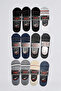 Moon Combed Cotton Ballerina Summer Cotton Comfortable Men's Socks 12-Pack - 4