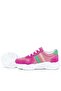 Genuine Leather Fuchsia Pink Girls Sneakers Shoes - 6