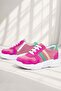 Genuine Leather Fuchsia Pink Girls Sneakers Shoes