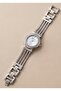 Women's Wristwatch 24 mm Silver Multi Steel Band Dial Stone Stylish - 6