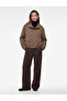 Comfortable Fit Pleated Pocketed Balloon Cut Fabric Trousers