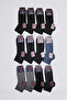 Surf Bamboo Booties Summer Cotton Comfortable Men's Socks 12-Pack - 3