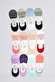 Dilara Combed Cotton Ballerina Cotton Summer Cotton Comfortable Women's Socks 12-Pack - 5