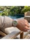 San Diego 44mm Men's Watch with Pistachio Green Dial, Steel Band, Calendar, and Chronograph Appearance - 2