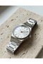 Milano Women Wrist Watch 26 mm Silver Color Steel Cord Silver Dial Minimal Quartz - 4