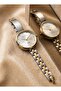 Milano 29mm Silver Dial Double Color Women Wristwatch 3 Atm Elegant Design - 3