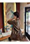 Aura Belt Detailed Shoulder Bag Brown
