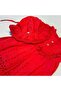 Girl's Gilet Dress and Hat - 100% Natural Cotton - Pomegranate Flower - 6